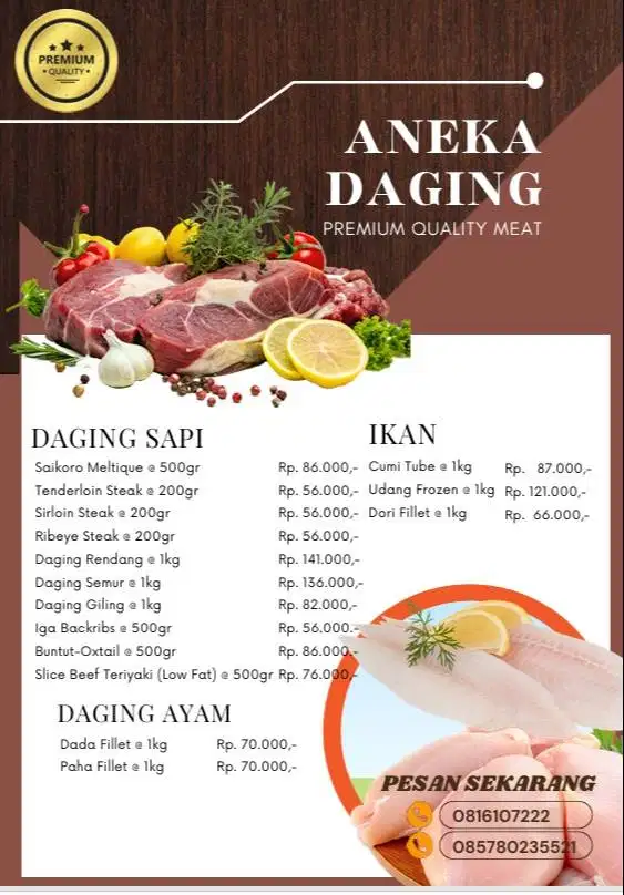 JUAL DAGING PREMIUM