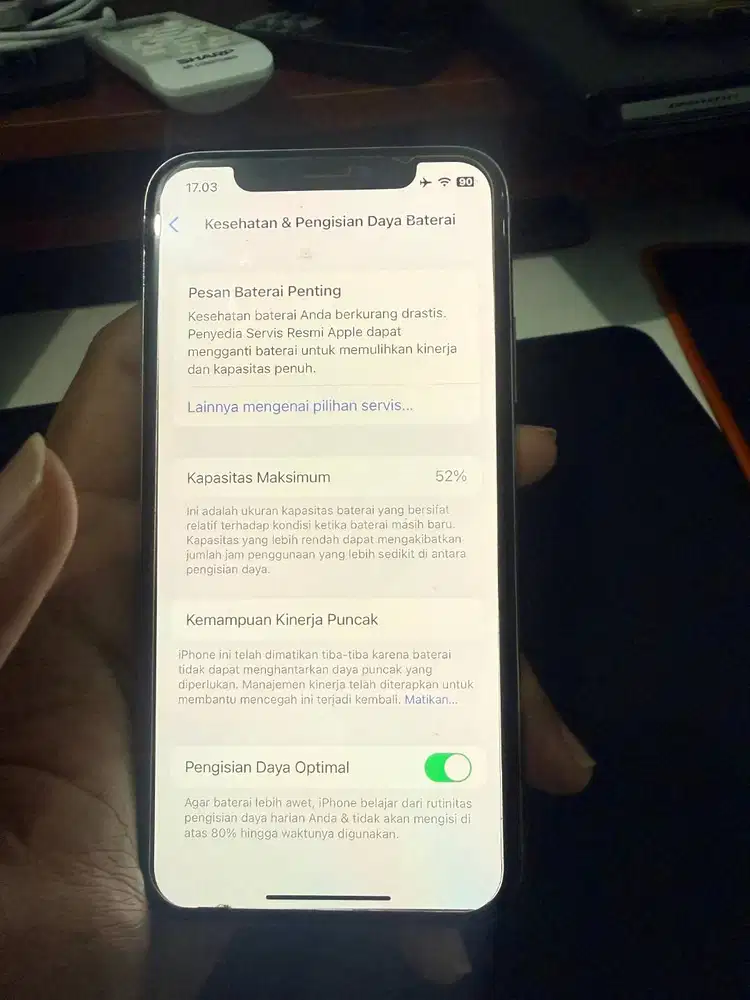 iPhone X 256GB Silver – Murah Siap Pakai!