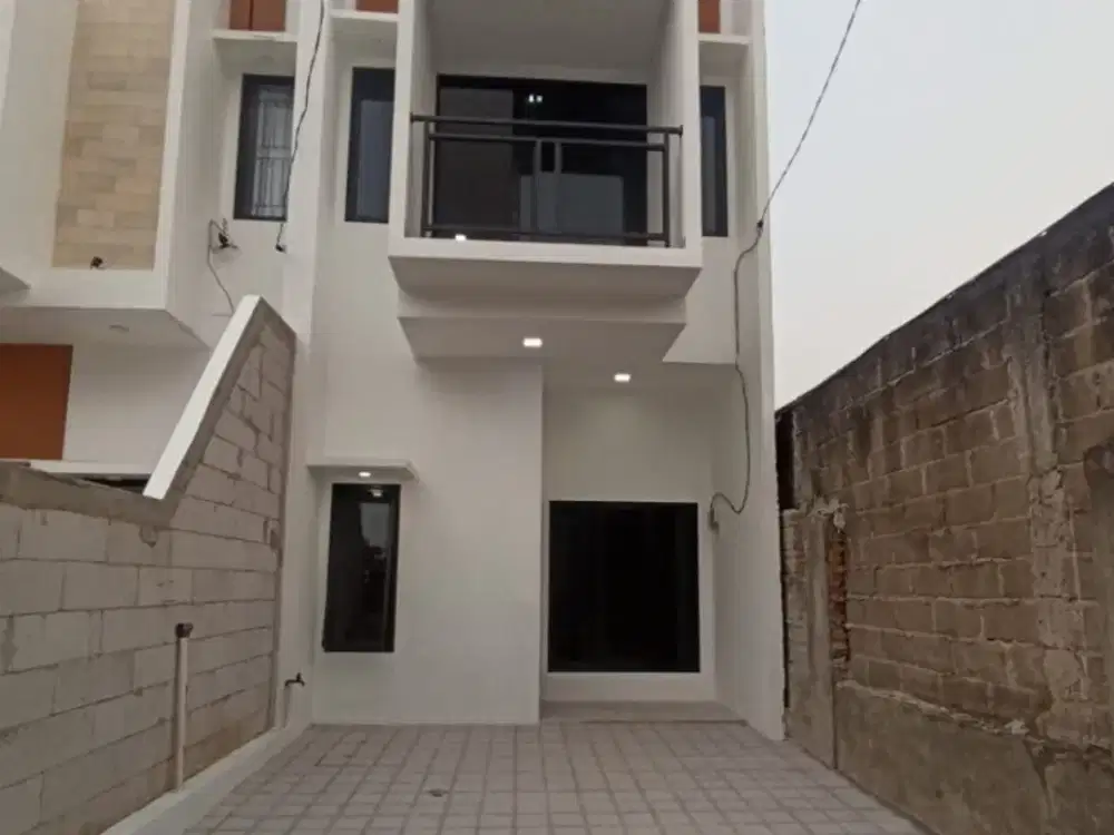 rumah townhouse cilangkap jakarta timur dekat tol stasiun mabes