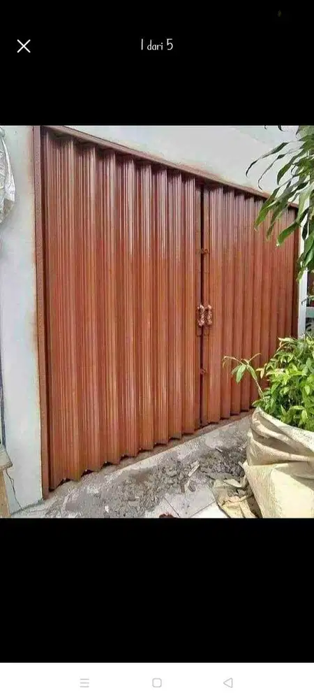 FOLDING GATE ROLLING DOOR MURAH