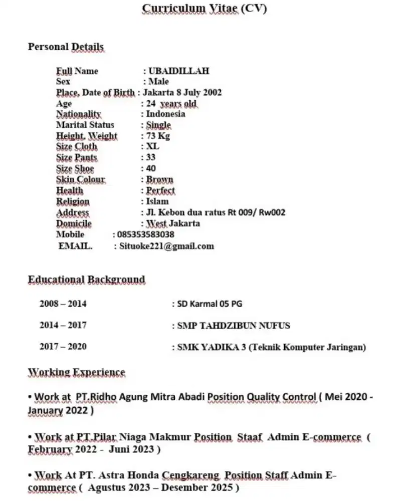 SAYA SEDANG MEMBUTUHKAN PEKERJAAN E-COMMERCE DLL