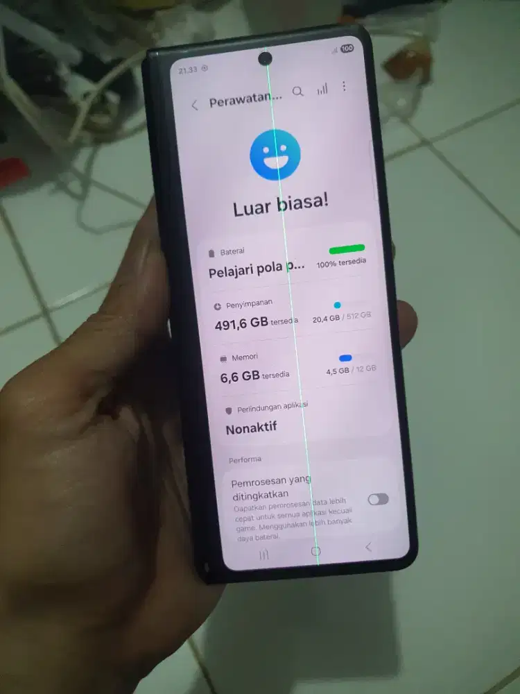 Samsung z fold 3 512gb Minus