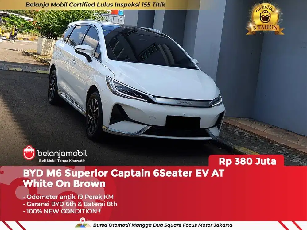 [ TIDAK JADI PAKAI ] BYD M6 M 6 Superior Captain 6Seater EV 2025 2026