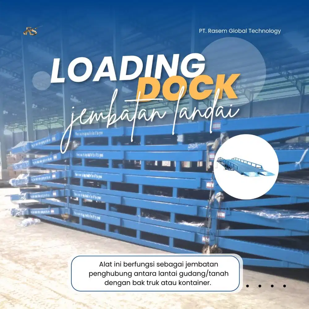 Loading Dock 10 Ton / Ramp Forklift / Jembatan Landai – Bisa Custom”