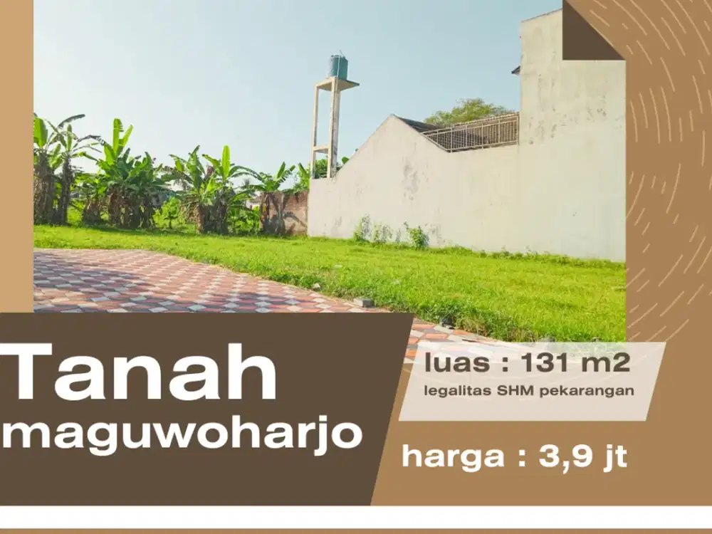 Tanah Maguwoharjo 3 menit dari  UNRIYO kampus 2