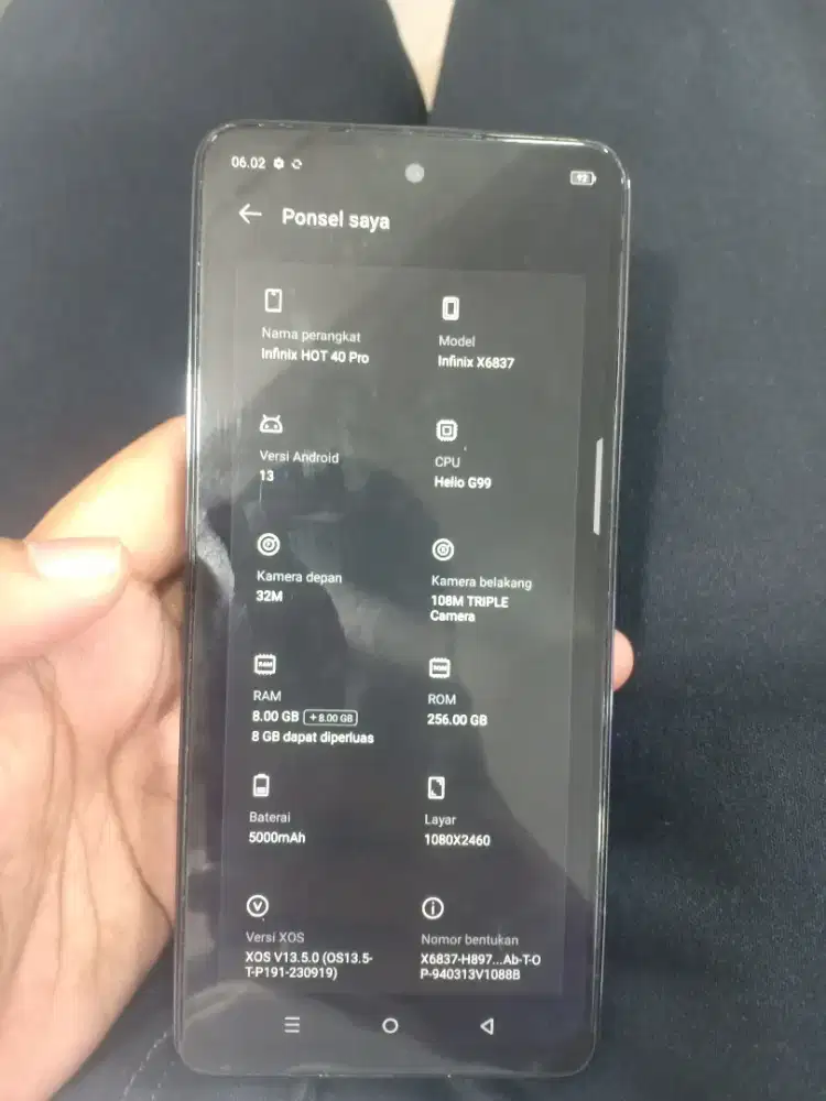 Infinix hot 40 pro 8/256gb