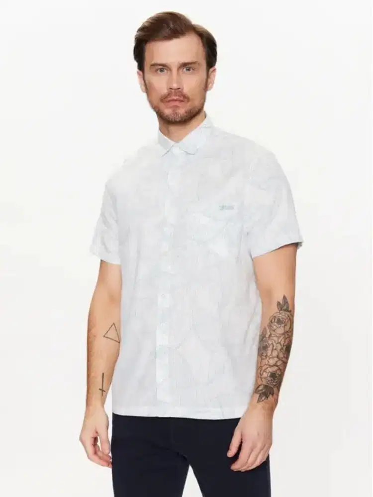 Guess Kemeja Pria Putih Asli (Original)