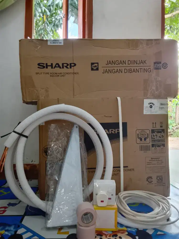 AC SPLIT SHARP 0.5 PK FULLSET DG KELENGKAPAN