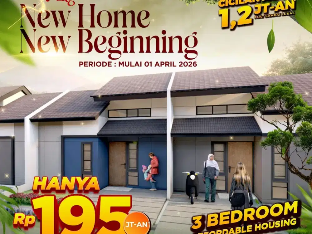 New Brand House!! Rumah Subsidi Baru Siap Huni Di Permata Mutiara Maja Tangerang Dekat Akses KRL Maja-Rangkasbitung