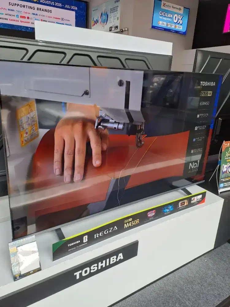 CICILAN TANPA CC TV TOSHIBA 65 INCHI