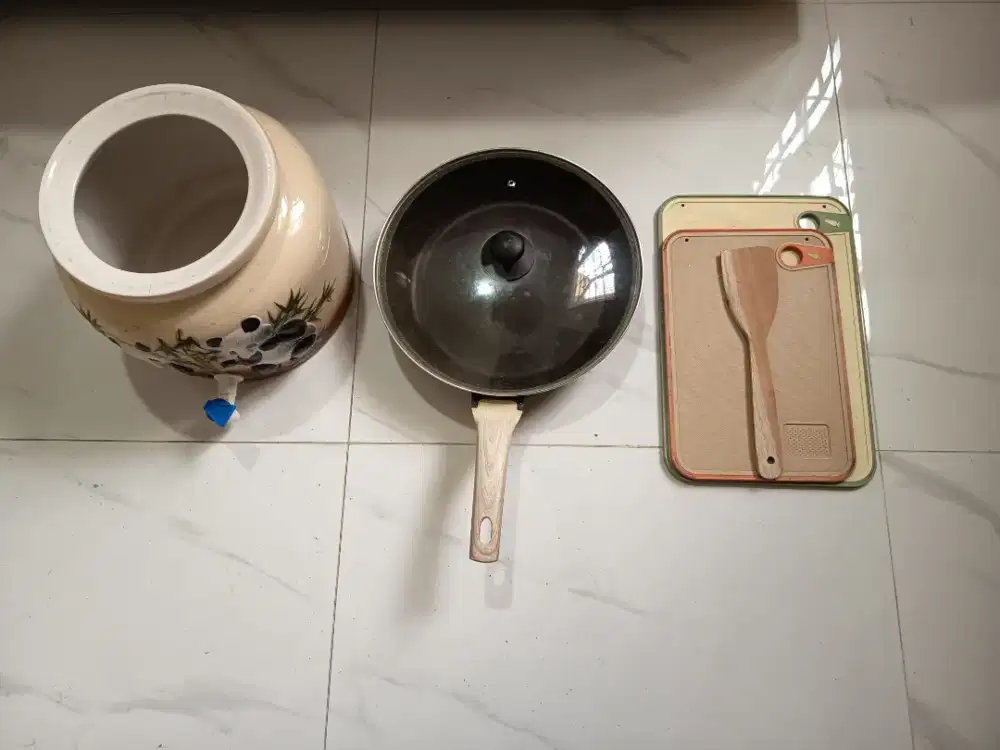 Wajan penggorengan carote panci Carote+guci air