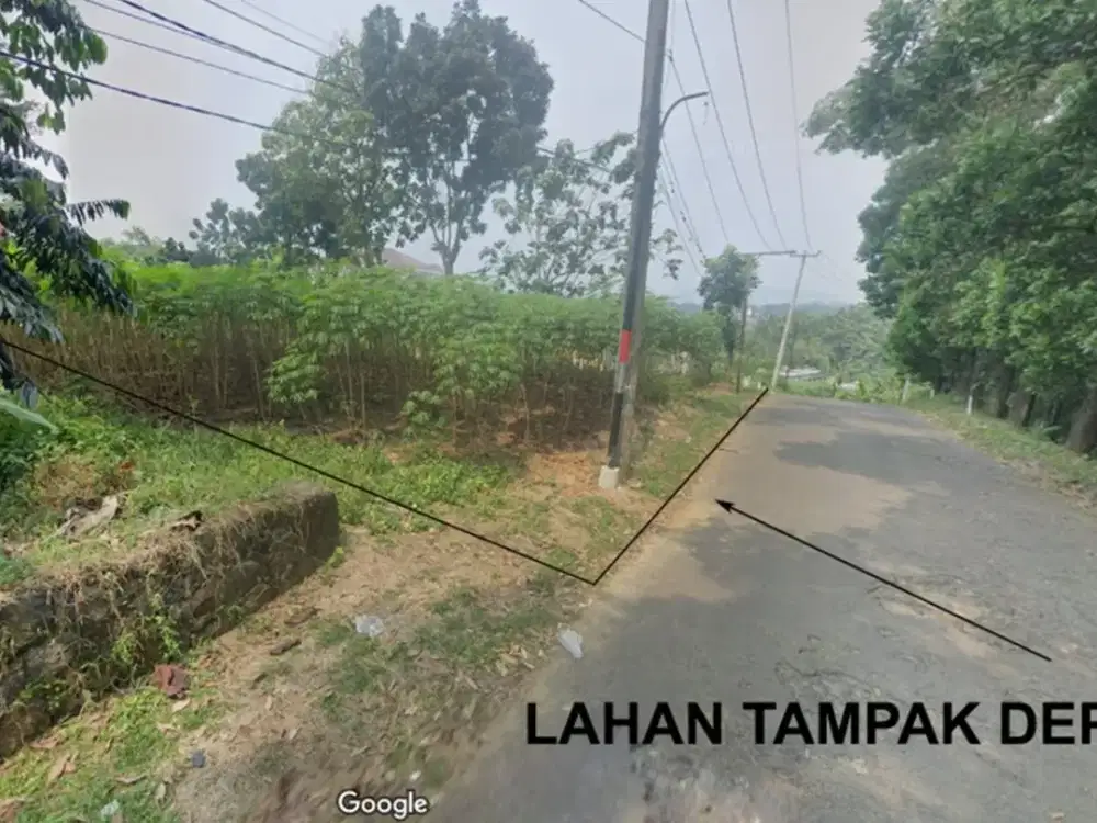 Dijual Lahan Kosong di Bogor, Lahan di Pinggir Jalan selebar 5 Meter dan Nego