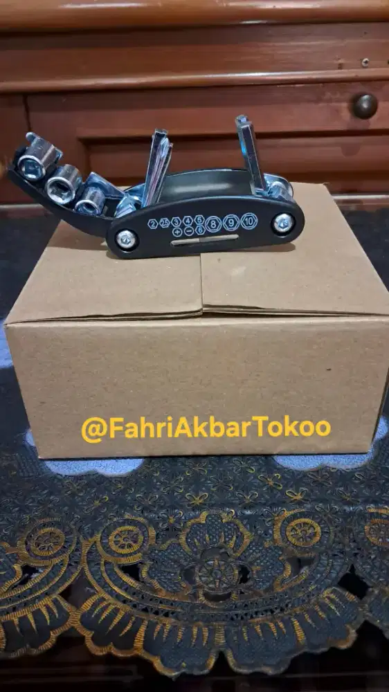 Toolkit Sepeda 16 in 1 R1387 (BARU) Ringkes, Lengkap, Siap Dibawa