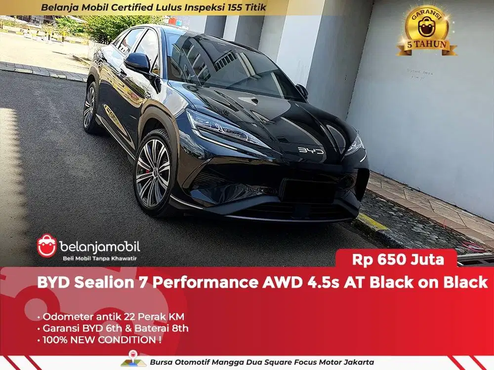 [ TIDAK JADI PAKAI ] BYD Sealion 7 Performance AWD 4.5s AT 2025 2026