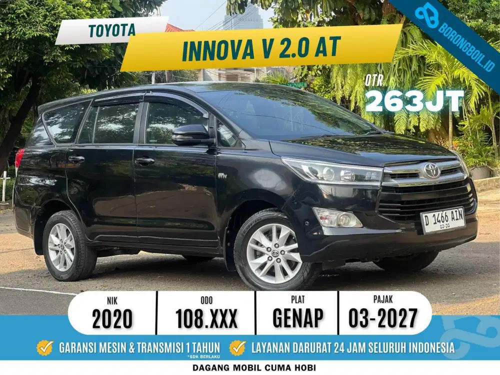 Toyota Innova V 2.0 AT 2020