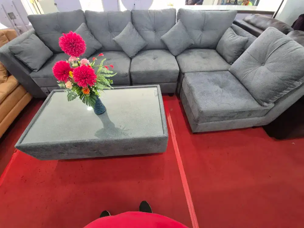 CREDIT SOFA RUANG TAMU PROMO FREE 1 KALI CICILAN