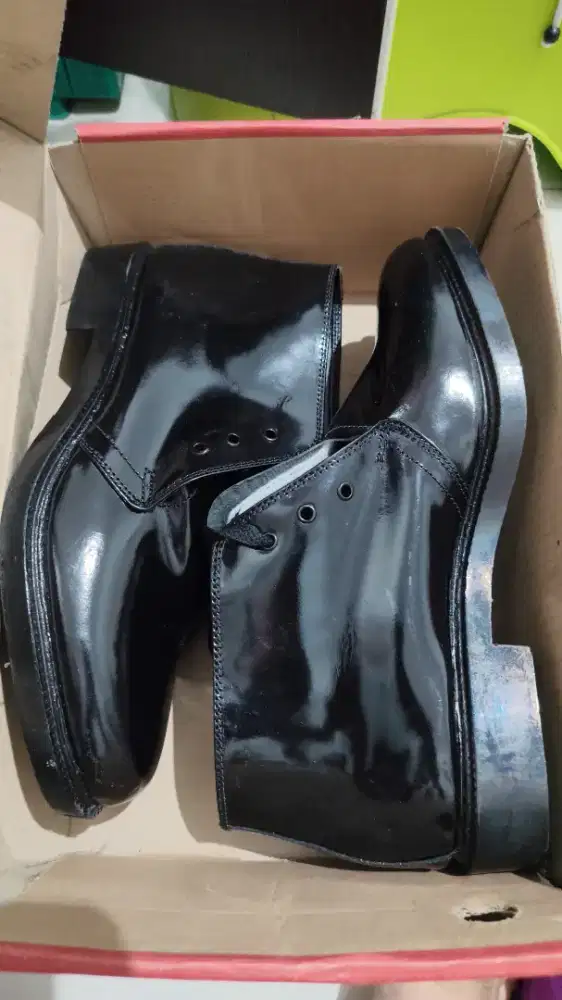 NEW Sepatu Satpam PDH 513 Black