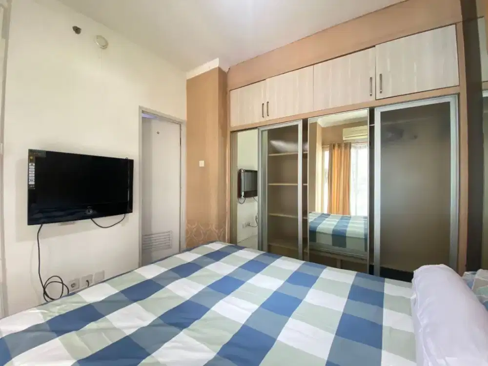 3kamar furnish lantai rendah SIAP HUNI Apt.Mediterania Garden Res 2