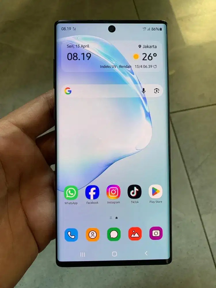 Samsung Note 10 5G ram 12/256 ex inter