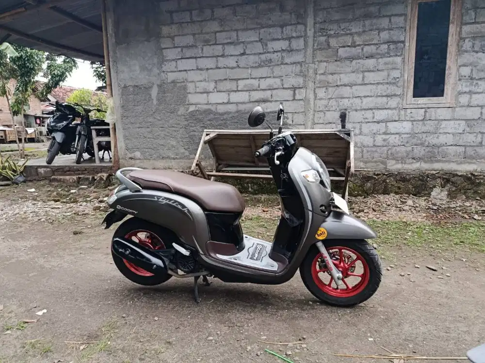 Scoopy coklat 2020