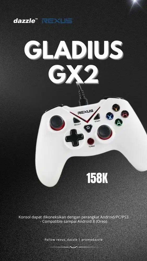 Rexus Pro Gaming Gamepad GX2