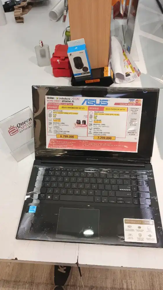 ASUS VIVOBOOK GO 15 INTEL I3 N305 8GB128GB 15.6FHD IPS WIN11HOME BLACK