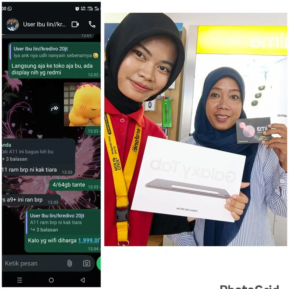 samsung tab S10 lite gratis pencil dan bisa tuker tambah cicilan 0%