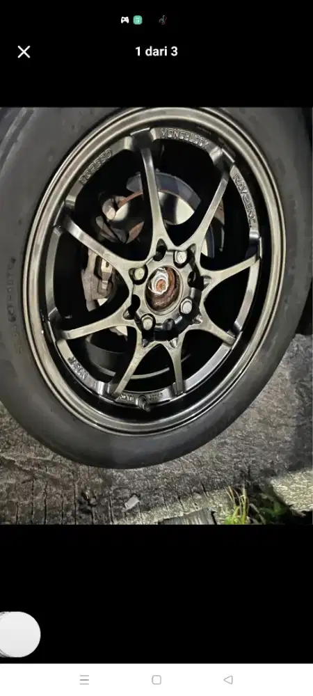 Ban plus velg ring 15 lebar 6.5 ce28 siap pakai