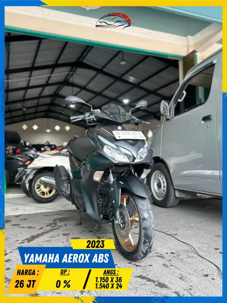 YAMAHA AEROX ABS 2023 SIAP ANGKUT BOSSKU HIKMAH MOTOR KEPUH MALANG