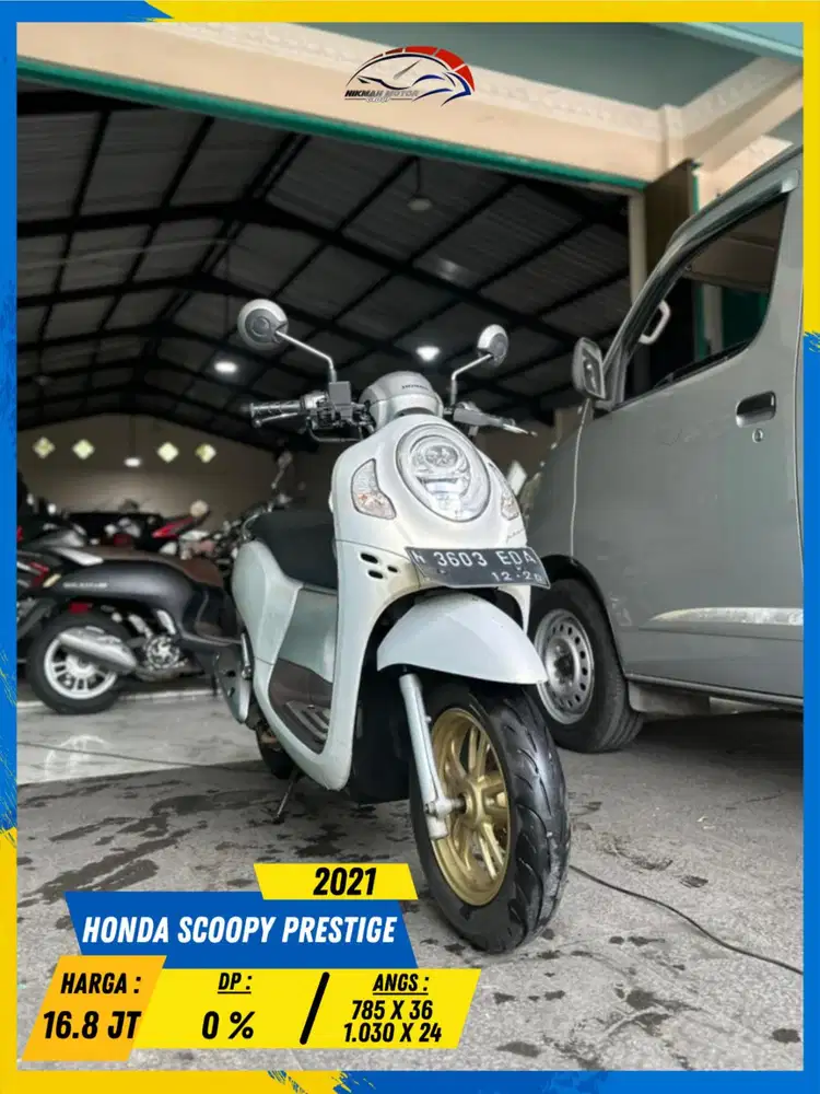 HONDA SCOOPY PRESTIGE 2021 MANTAP MASZEHH HIKMAH MOTOR KEPUH MALANG