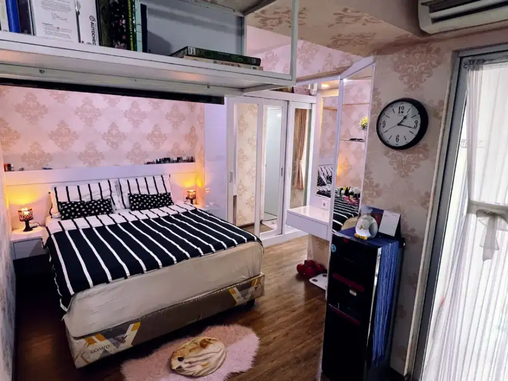 DIJUAL UNIT FULLY FURNISH TYPE 1 KAMAR BISA KPA/SHM APT BASSURA