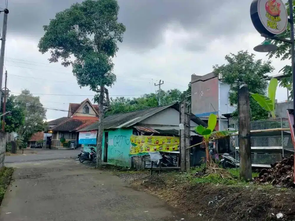 Hanya 10 m dari jalan utama, Tanah menarik dekat Kampus UII Kaliurang