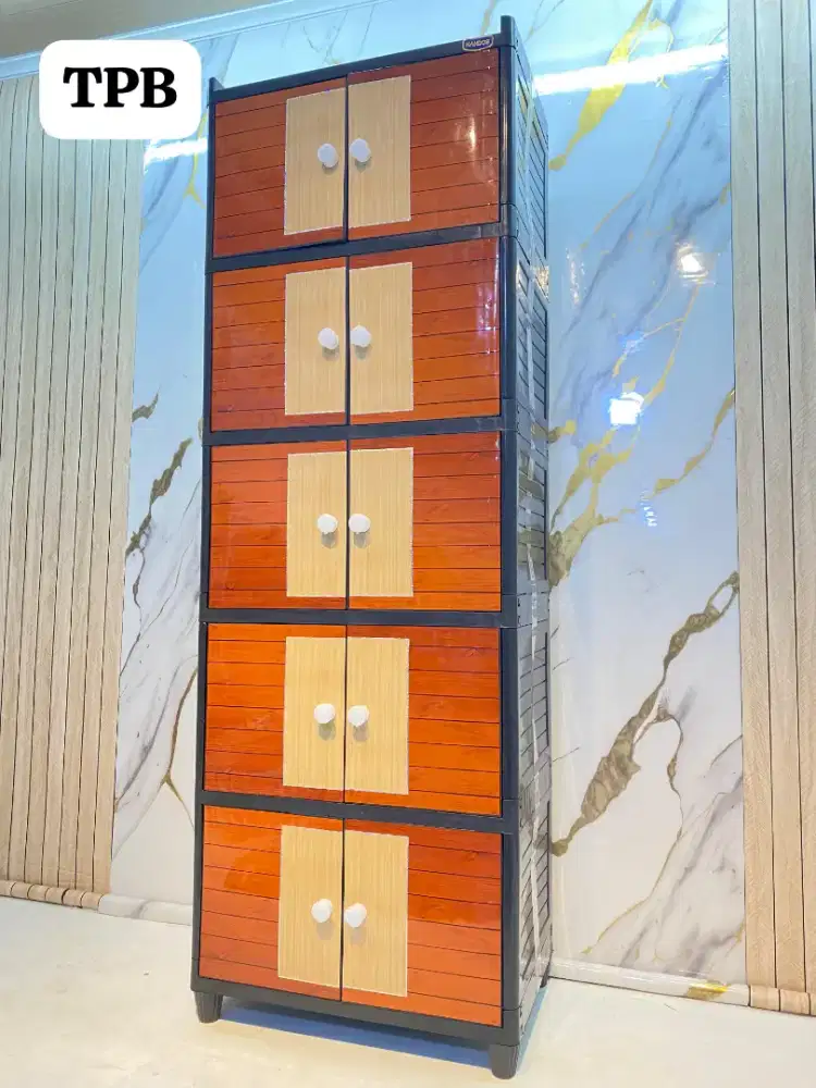 Lemari plastik super murah 5 susun