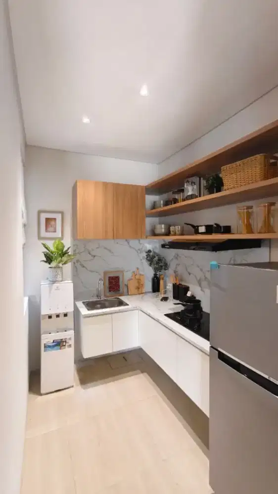 Interior desain Kitchen set minimalis harga terjangkau