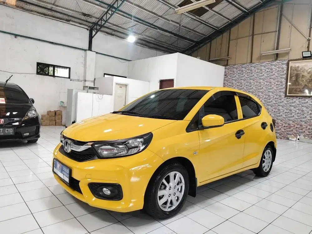 Honda BRIO E CVT 1.2 Bensin AT 2019 Kuning original