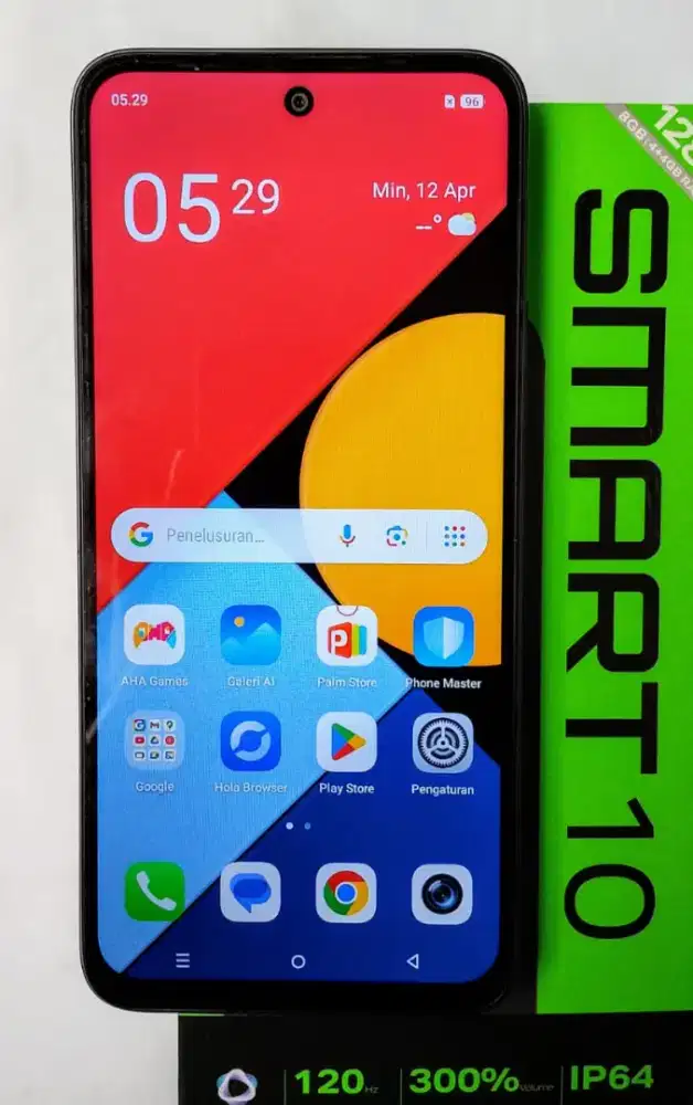Infinix Smart 10 Ram 4+4/128 Baru 3 Bulan