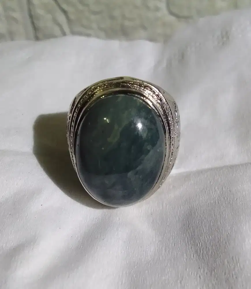 Cincin batu akik grend safire