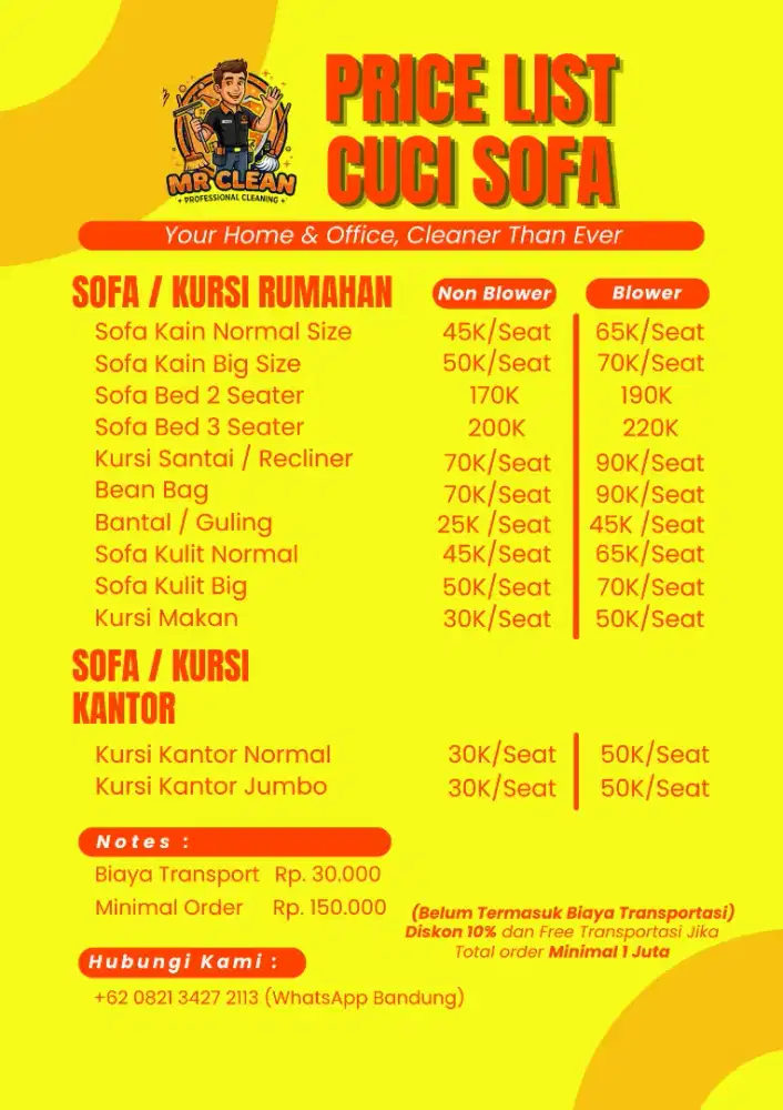 Cuci Kasur,sofa,gorden