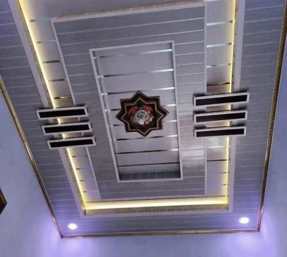 Plafon pvc, interior dan baja ringan
