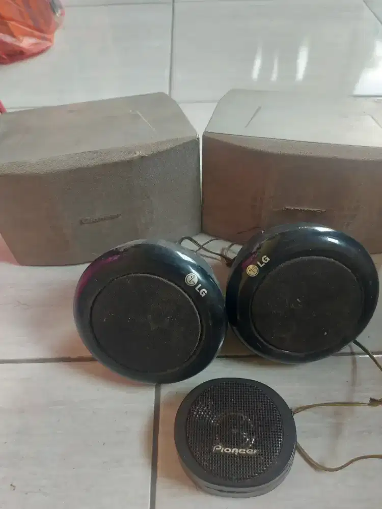 Speaker pasif pioner 2 plus bonus speaker LG