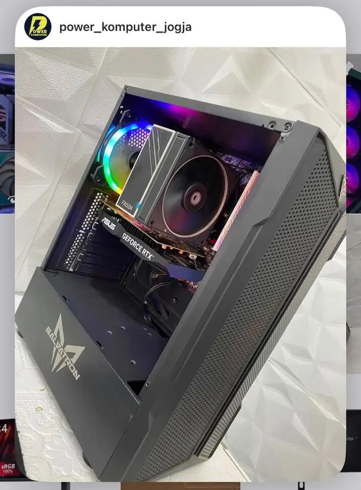 PC Ryzen 5 5500 Ram 64Gb Ssd 1Tb Rtx 3070 Psu 650W B550M Siap Render