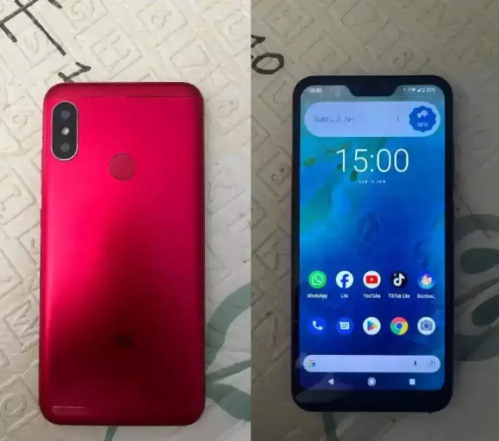 mi a2 lite 4/64 no minus