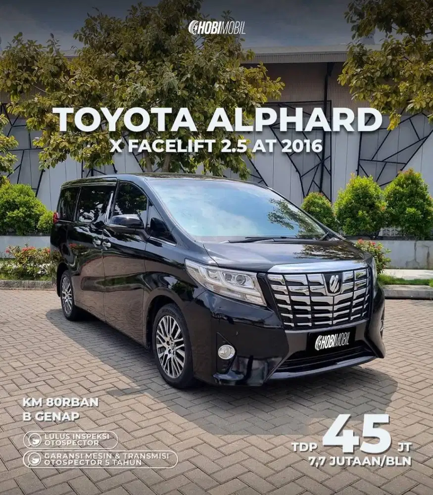 Alphard X ATPM 2.5 AT 2016