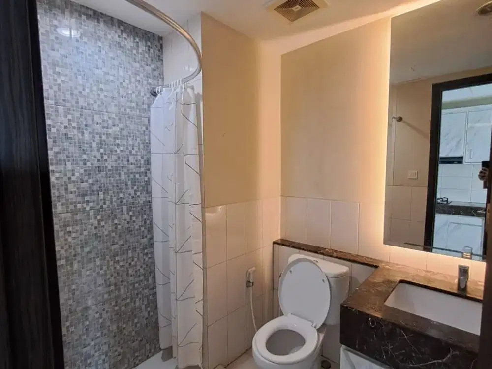 Apartemen Studio Nyaman Nine Residence – Furnished & City View