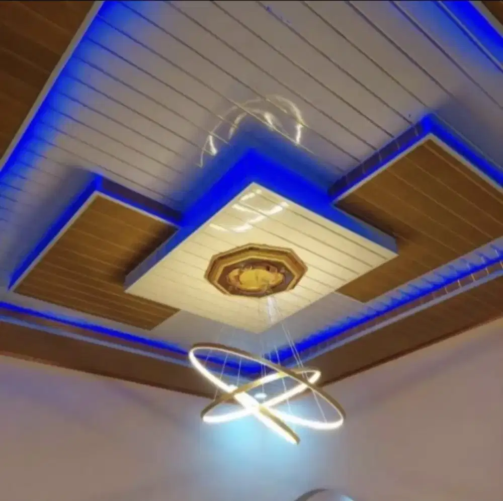 Plafon pvc, interior dan baja ringan