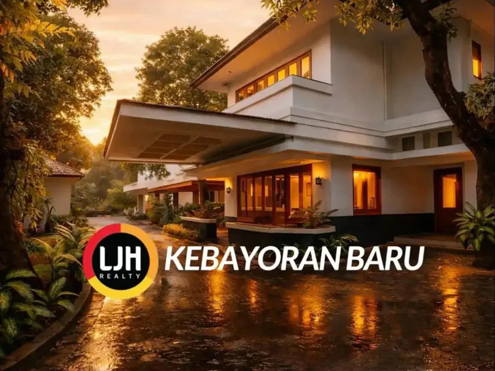 FOR SALE - DI JUAL 2inOne CLASSIC TROPICAL LUXURY HOUSE AREA KEBAYORAN BARU - Jakarta Selatan
