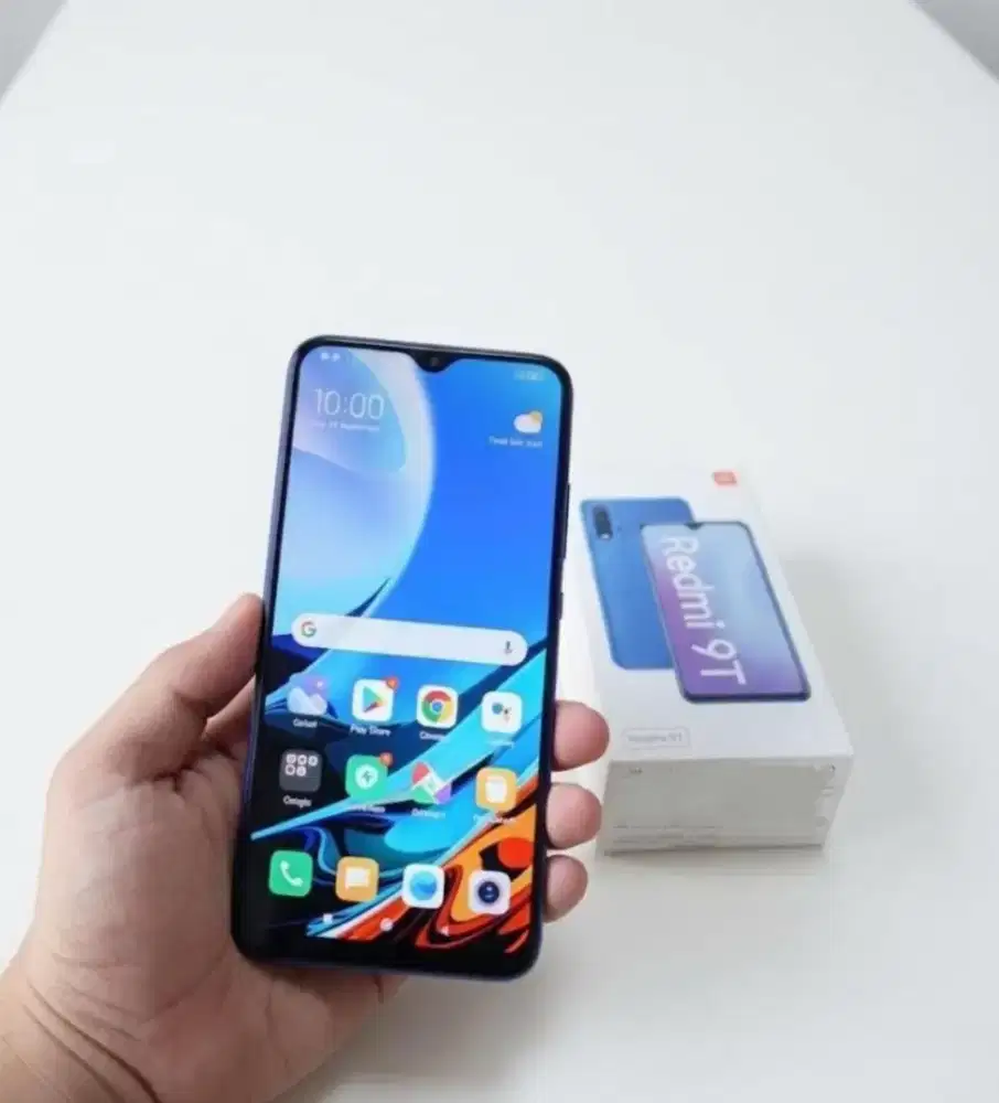 Redmi 9T 6/128 Black Fullset Resmi Indonesia