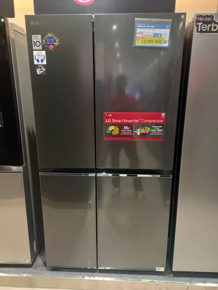 LG REFRIGERATOR SBS 694 LITER BLACK