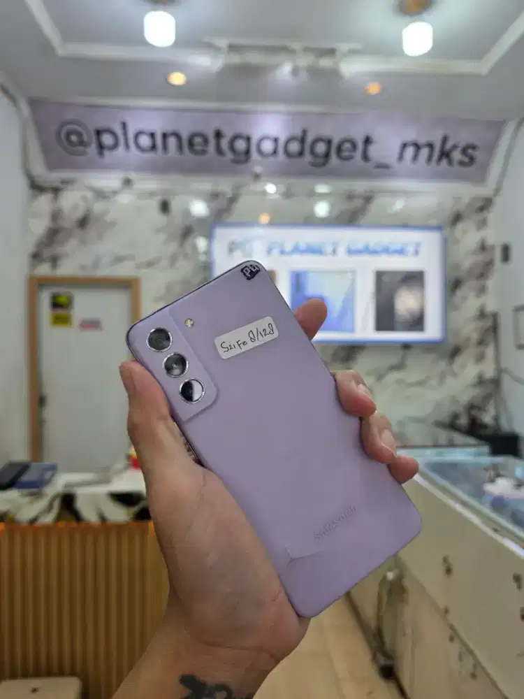 Samsung S21 fe 5G 256 gb mines layar garis 1