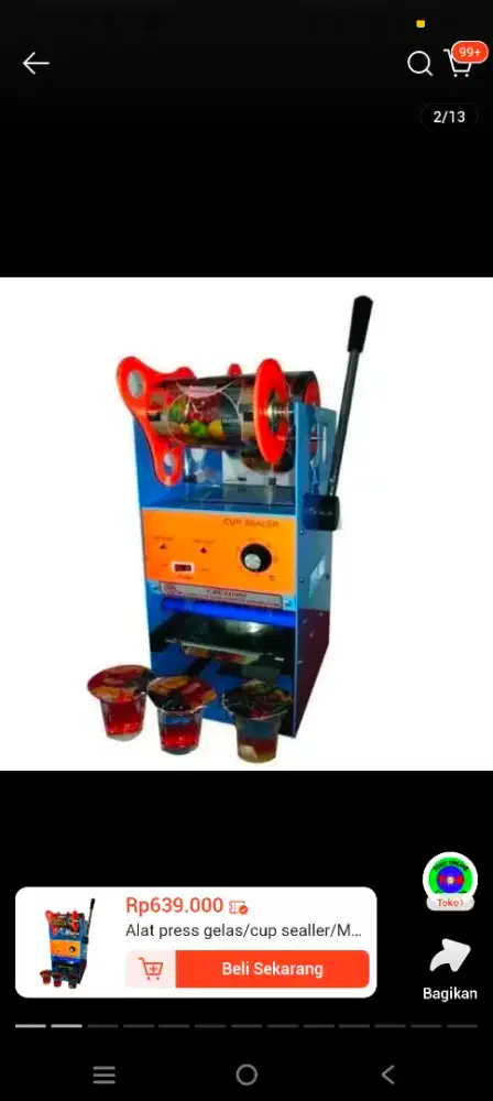 Cup Sealer / Alat Pres Gelas